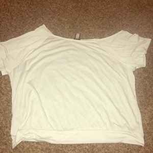 Off the shoulder T-shirt